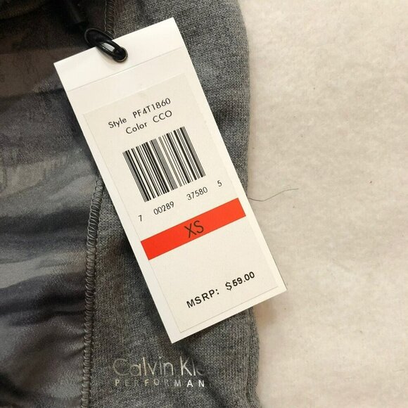 Calvin Klein Performance Quick Dry TShirt Sweatshirt Women Size XS Raglan Cuffed - Picture 8 of 12